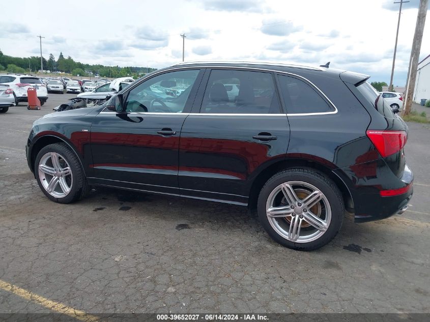 2012 Audi Q5 3.2 Premium VIN: WA1WKAFP2CA010505 Lot: 39652027