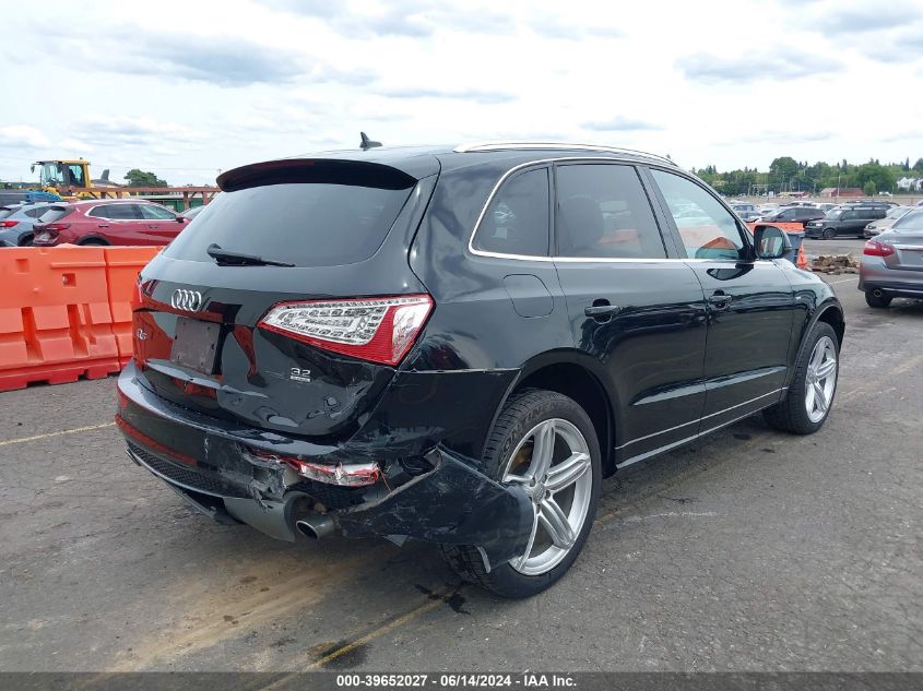 2012 Audi Q5 3.2 Premium VIN: WA1WKAFP2CA010505 Lot: 39652027