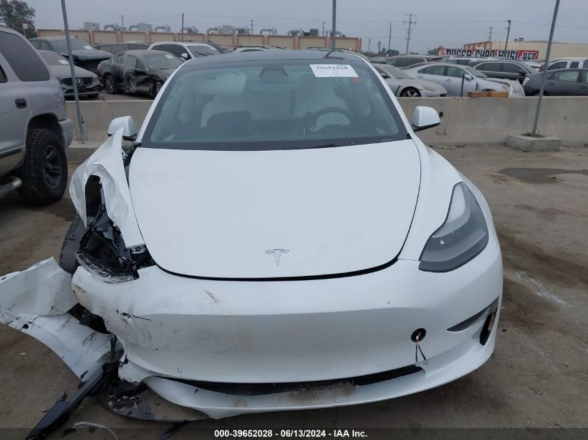 2022 Tesla Model 3 Long Range Dual Motor All-Wheel Drive VIN: 5YJ3E1EB7NF136181 Lot: 39652028