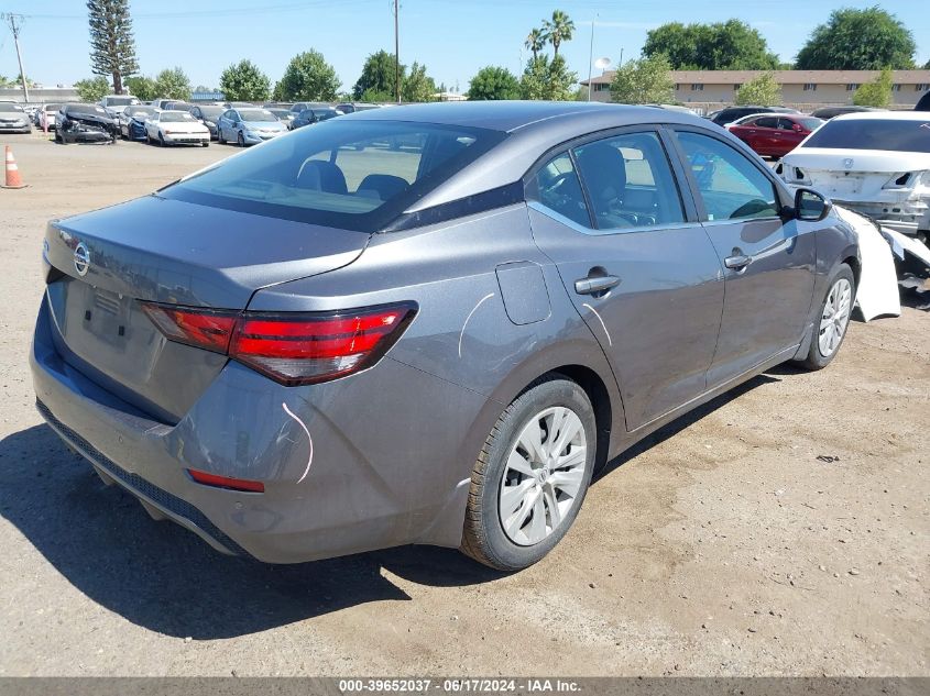 2020 Nissan Sentra S Xtronic Cvt VIN: 3N1AB8BV3LY310243 Lot: 39652037