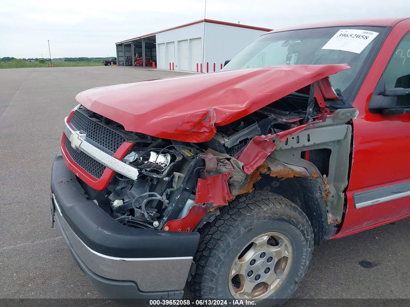 2003 Chevrolet Silverado 1500 Ls VIN: 2GCEK19TX31154999 Lot: 39652058