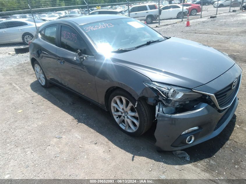 2016 Mazda Mazda3 S Grand Touring VIN: JM1BM1N36G1299357 Lot: 39652093