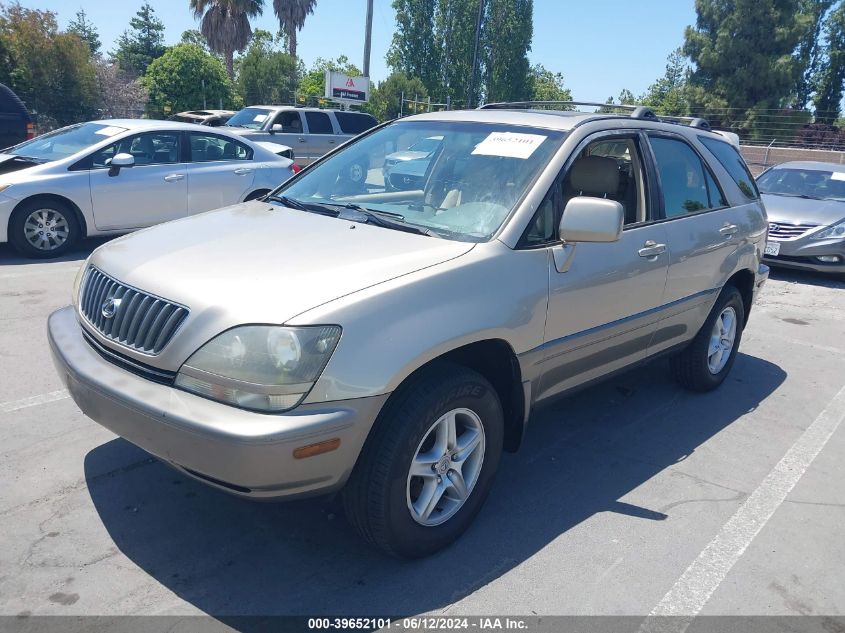 2000 Lexus Rx 300 VIN: JT6HF10U9Y0136656 Lot: 39652101