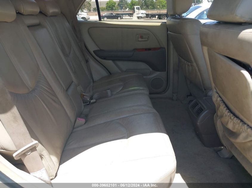 2000 Lexus Rx 300 VIN: JT6HF10U9Y0136656 Lot: 39652101