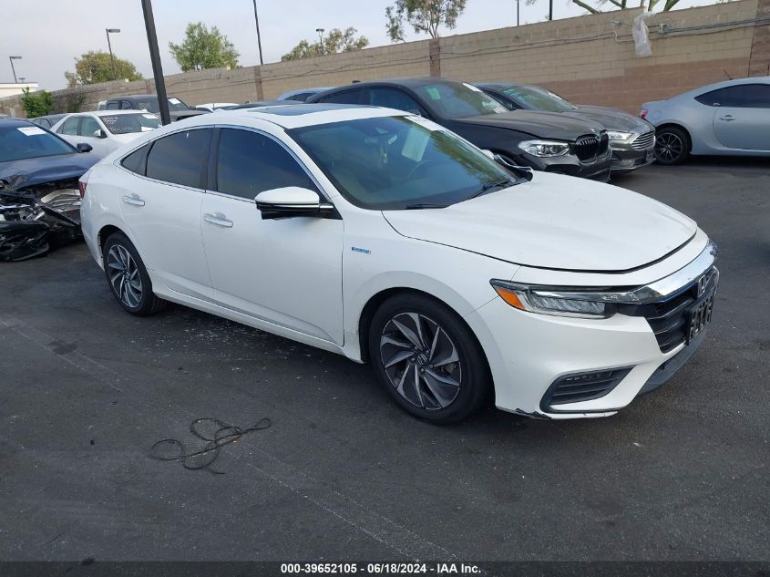 2019 Honda Insight Touring VIN: 19XZE4F95KE023161 Lot: 39652105