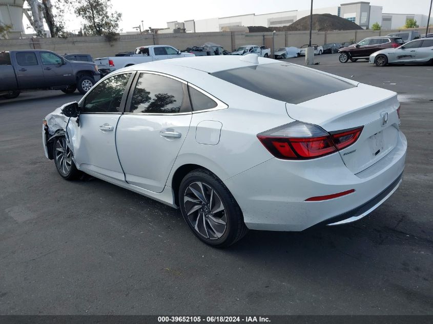 2019 Honda Insight Touring VIN: 19XZE4F95KE023161 Lot: 39652105