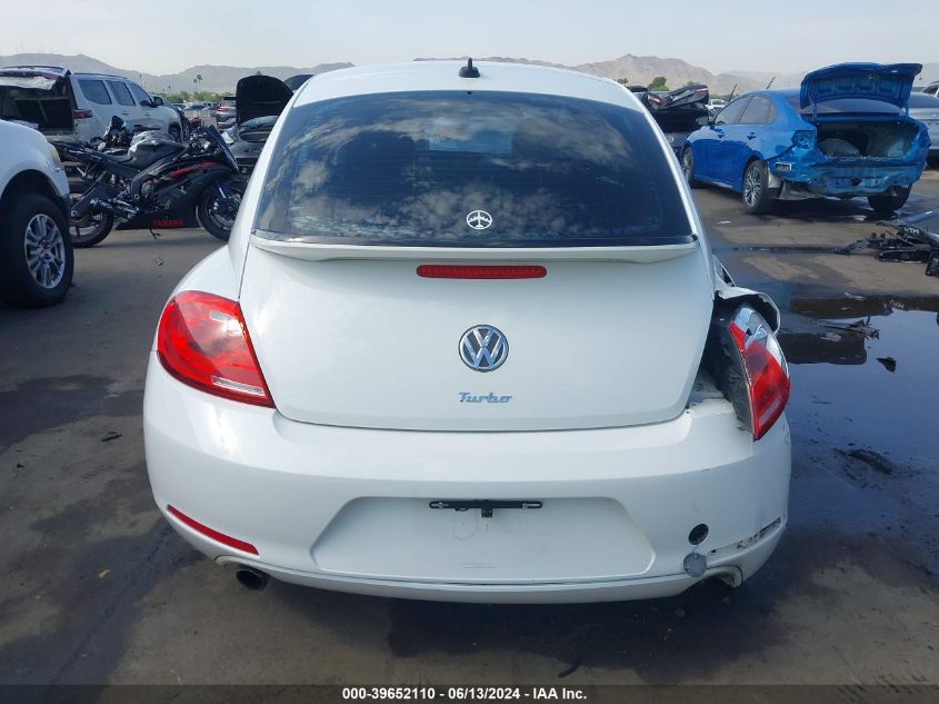 2012 Volkswagen Beetle 2.0T Turbo VIN: 3VWVA7AT4CM642241 Lot: 39652110