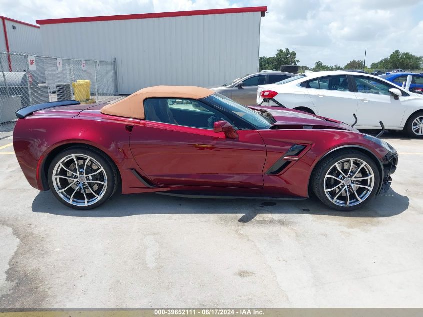 2018 CHEVROLET CORVETTE GRAND SPORT - 1G1Y13D71J5100422