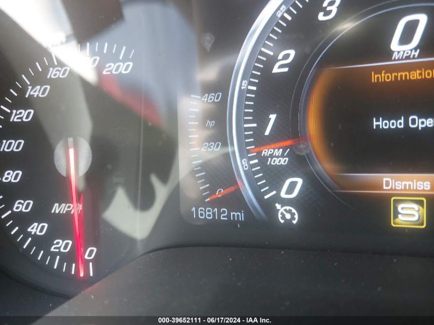 2018 CHEVROLET CORVETTE GRAND SPORT - 1G1Y13D71J5100422