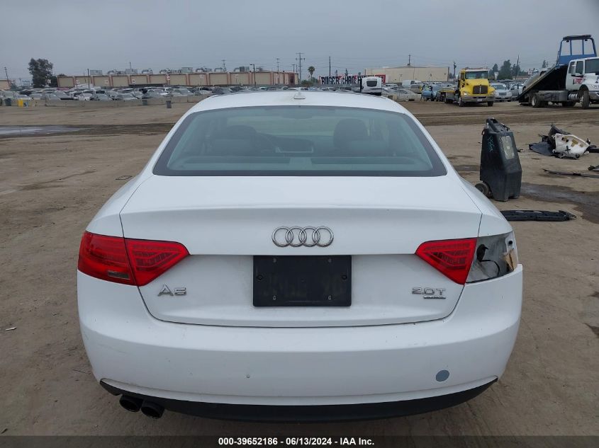 2014 Audi A5 2.0T Premium VIN: WAUCFAFR0EA012493 Lot: 39652186