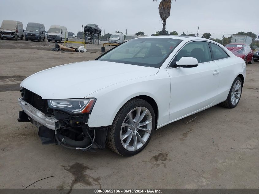 2014 Audi A5 2.0T Premium VIN: WAUCFAFR0EA012493 Lot: 39652186