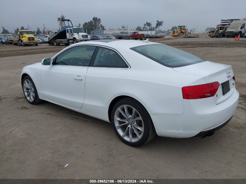 2014 Audi A5 2.0T Premium VIN: WAUCFAFR0EA012493 Lot: 39652186