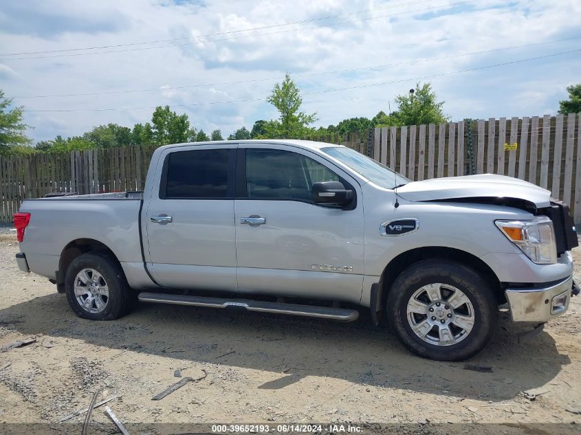 2017 Nissan Titan Sv VIN: 1N6AA1E51HN565817 Lot: 39652193