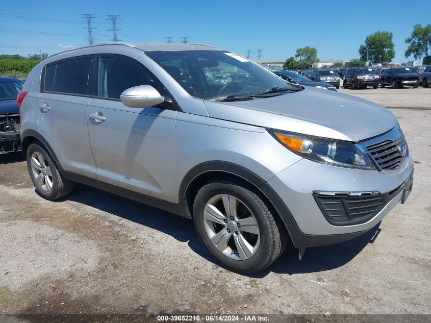 2013 Kia Sportage Lx VIN: KNDPB3A21D7380960 Lot: 39652216