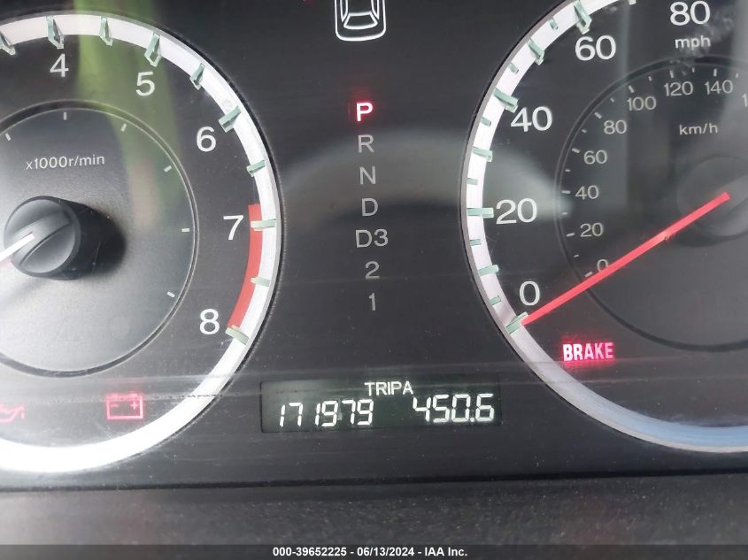 2009 Honda Accord 2.4 Lx-P VIN: 1HGCP26419A025318 Lot: 39652225