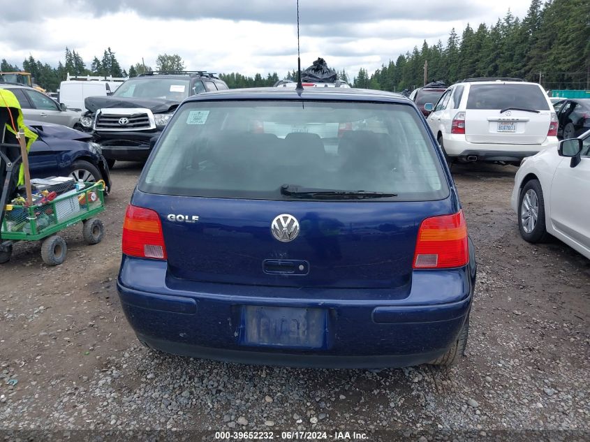 2004 Volkswagen Golf Gl 2.0L VIN: 9BWFL61J044031619 Lot: 39652232