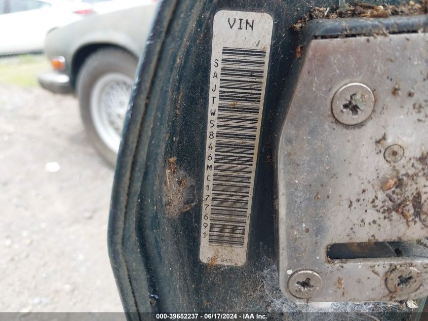 1991 Jaguar Xjs Classic Collection VIN: SAJTW5846MC177691 Lot: 39652237