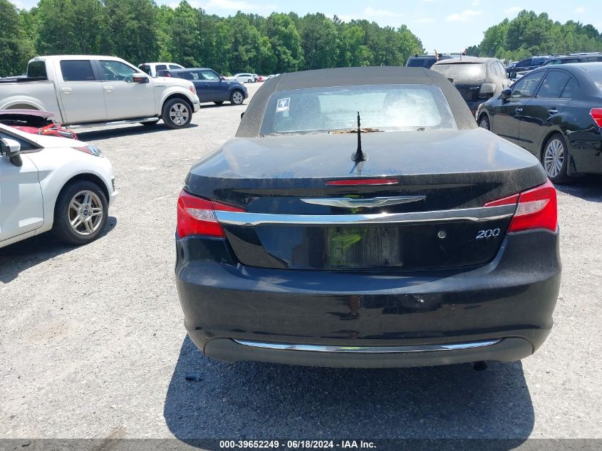 2012 Chrysler 200 Touring VIN: 1C3BCBEB7CN278881 Lot: 39652249