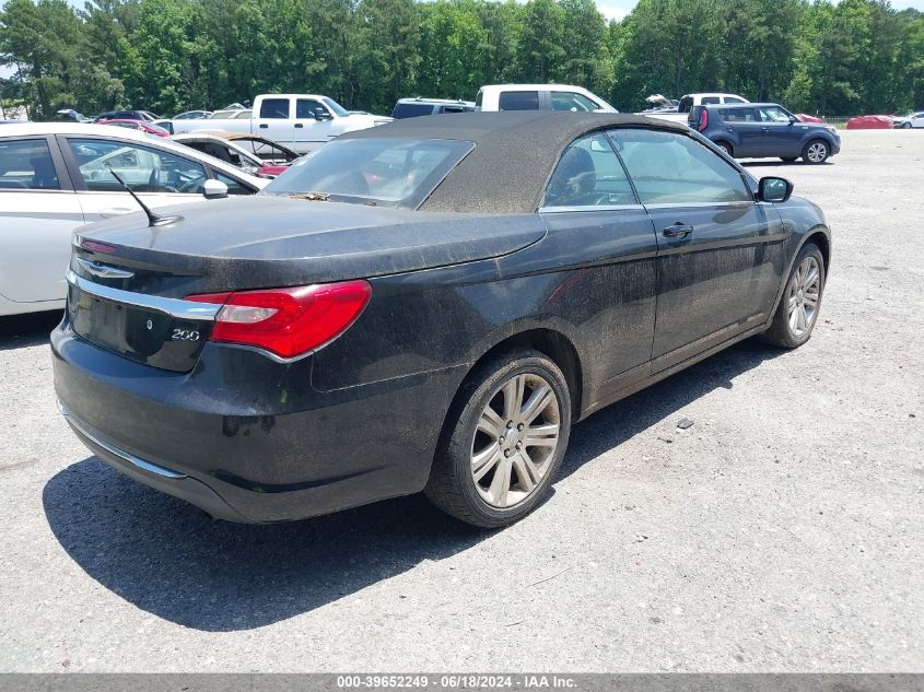 2012 Chrysler 200 Touring VIN: 1C3BCBEB7CN278881 Lot: 39652249