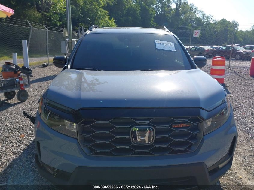 2022 Honda Passport Awd Trailsport VIN: 5FNYF8H66NB001414 Lot: 39652266