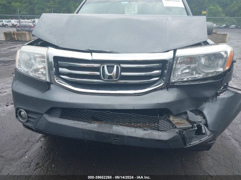 2012 Honda Pilot Ex-L VIN: 5FNYF4H54CB081051 Lot: 39652268