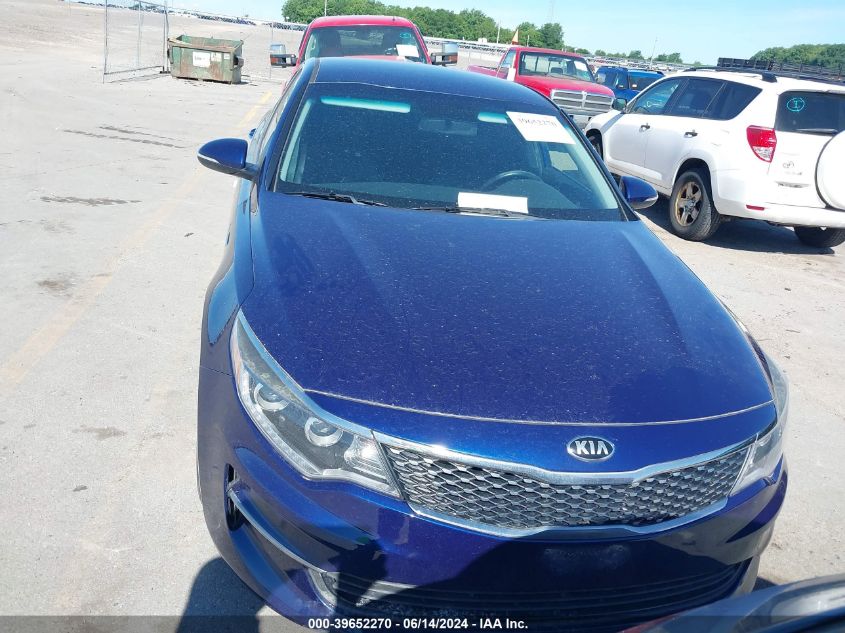 2016 Kia Optima Ex VIN: 5XXGU4L30GG041334 Lot: 39652270