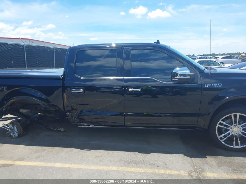 2019 Ford F-150 Platinum VIN: 1FTEW1E41KFB48728 Lot: 39652286
