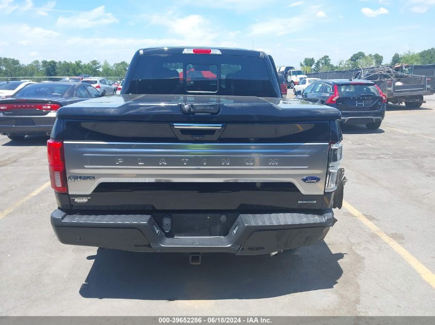 2019 Ford F-150 Platinum VIN: 1FTEW1E41KFB48728 Lot: 39652286