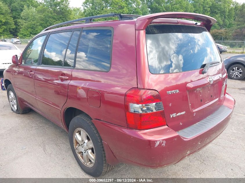 2004 Toyota Highlander V6 VIN: JTEEP21A140008534 Lot: 39652297