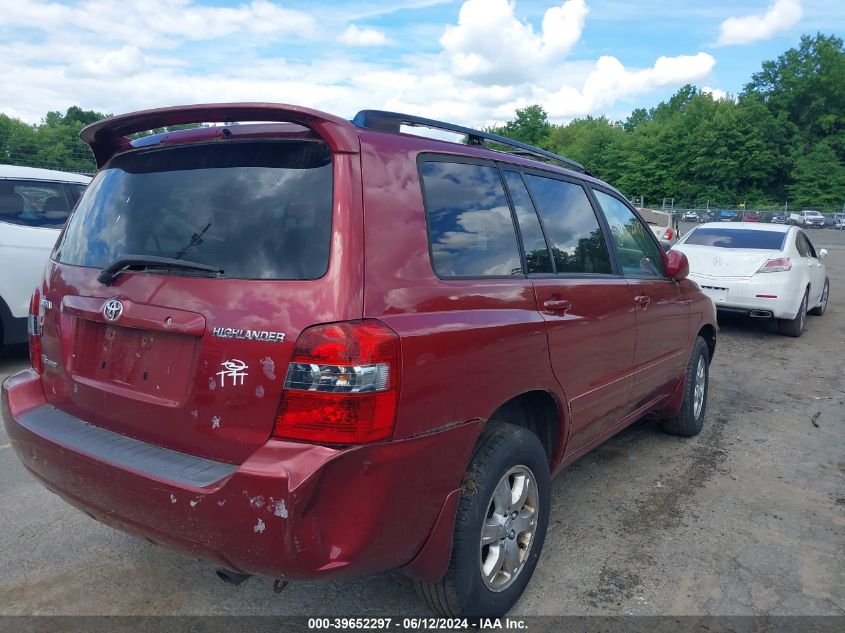 2004 Toyota Highlander V6 VIN: JTEEP21A140008534 Lot: 39652297