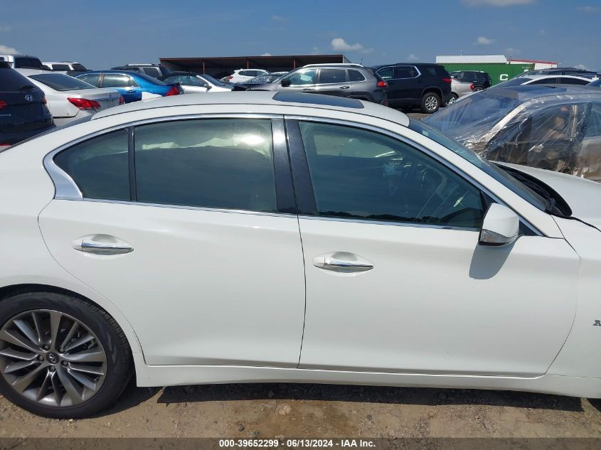 2018 Infiniti Q50 3.0T Luxe VIN: JN1EV7AP5JM591614 Lot: 39652299