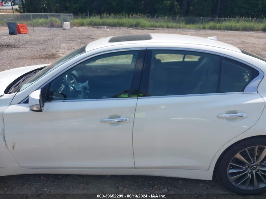 2018 Infiniti Q50 3.0T Luxe VIN: JN1EV7AP5JM591614 Lot: 39652299