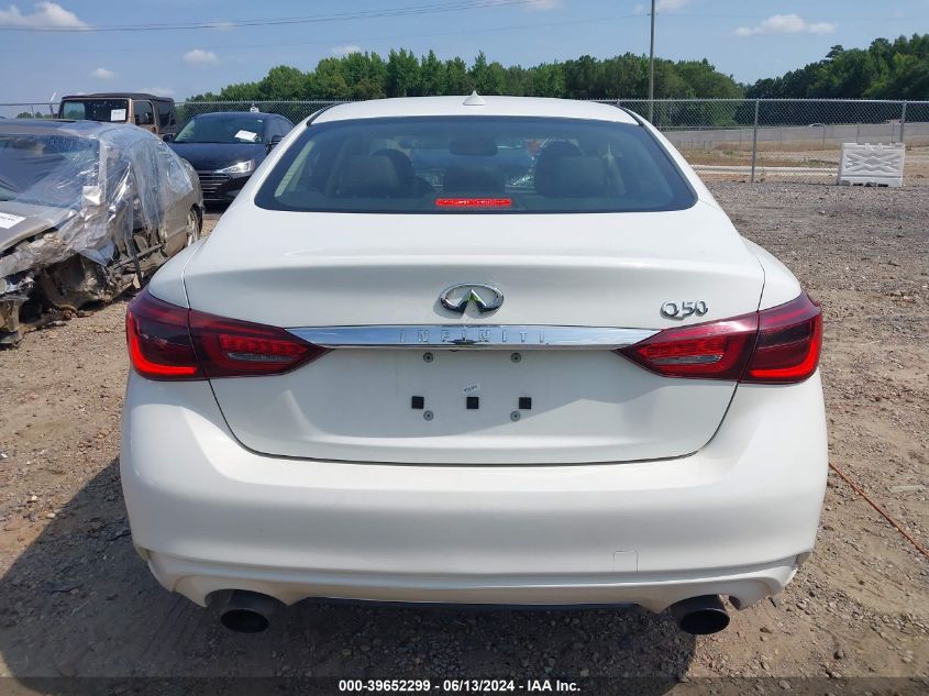2018 Infiniti Q50 3.0T Luxe VIN: JN1EV7AP5JM591614 Lot: 39652299
