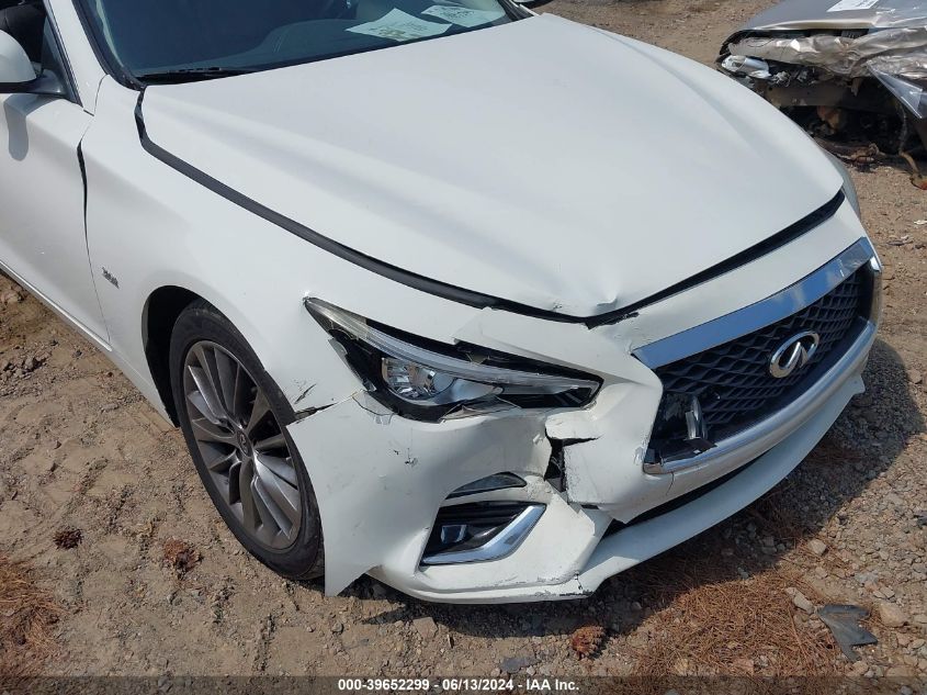 2018 Infiniti Q50 3.0T Luxe VIN: JN1EV7AP5JM591614 Lot: 39652299