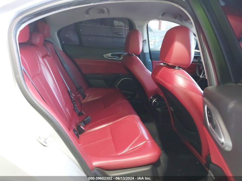 2017 Alfa Romeo Giulia Rwd VIN: ZARFAEBN3H7550878 Lot: 39652302