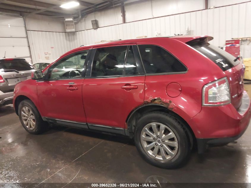 2007 Ford Edge Sel Plus VIN: 2FMDK49C77BB45735 Lot: 39652326