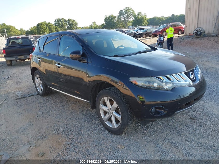 2009 Nissan Murano Sl VIN: JN8AZ18W29W143880 Lot: 39652339