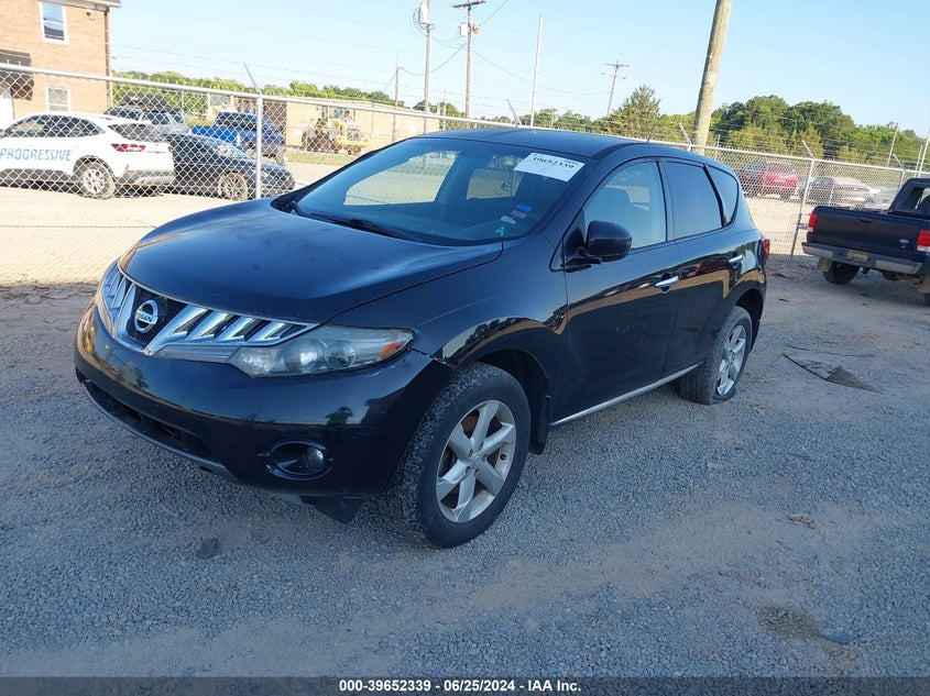 2009 Nissan Murano Sl VIN: JN8AZ18W29W143880 Lot: 39652339