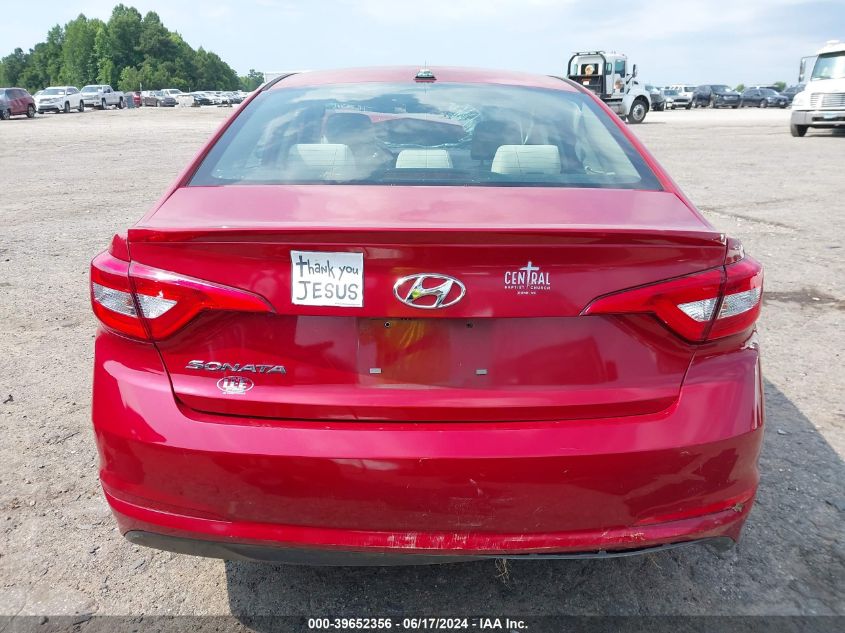 2017 Hyundai Sonata Se VIN: 5NPE24AF5HH545149 Lot: 39652356