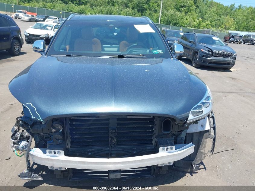 2021 Lincoln Aviator Black Label VIN: 5LM5J9XC1MGL18223 Lot: 39652364