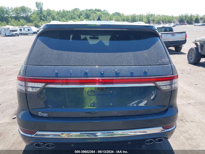 2021 Lincoln Aviator Black Label VIN: 5LM5J9XC1MGL18223 Lot: 39652364