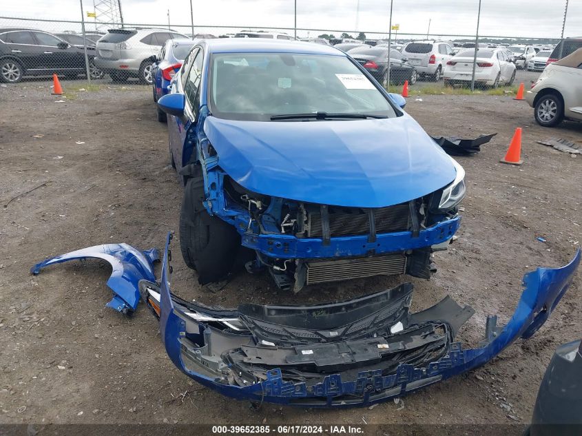 2019 Chevrolet Cruze Lt VIN: 3G1BE6SM8KS599179 Lot: 39652385