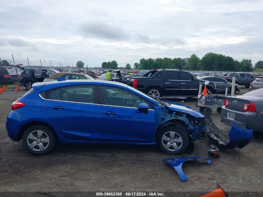 2019 Chevrolet Cruze Lt VIN: 3G1BE6SM8KS599179 Lot: 39652385