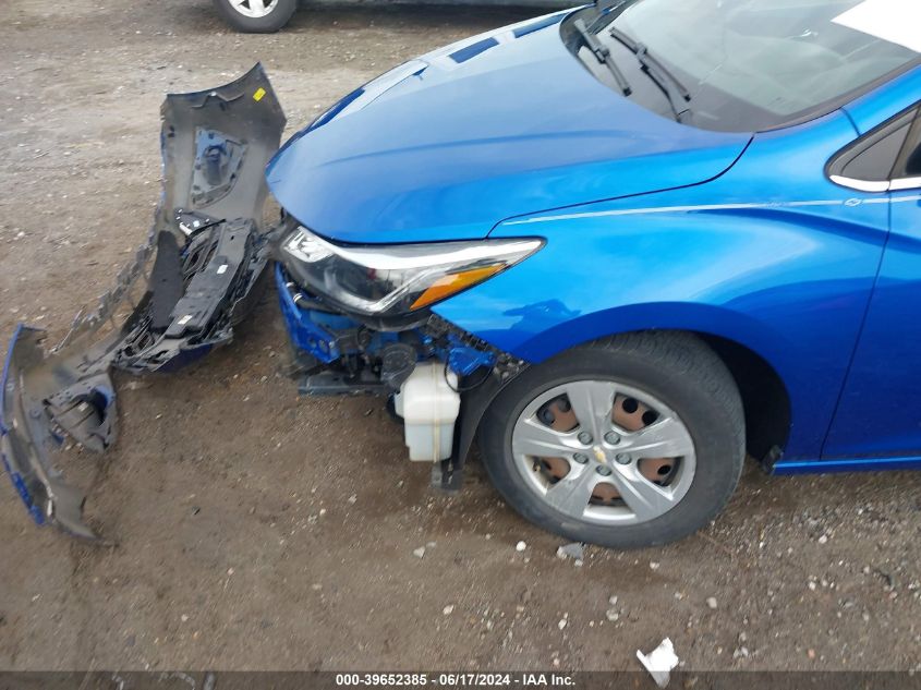 2019 Chevrolet Cruze Lt VIN: 3G1BE6SM8KS599179 Lot: 39652385