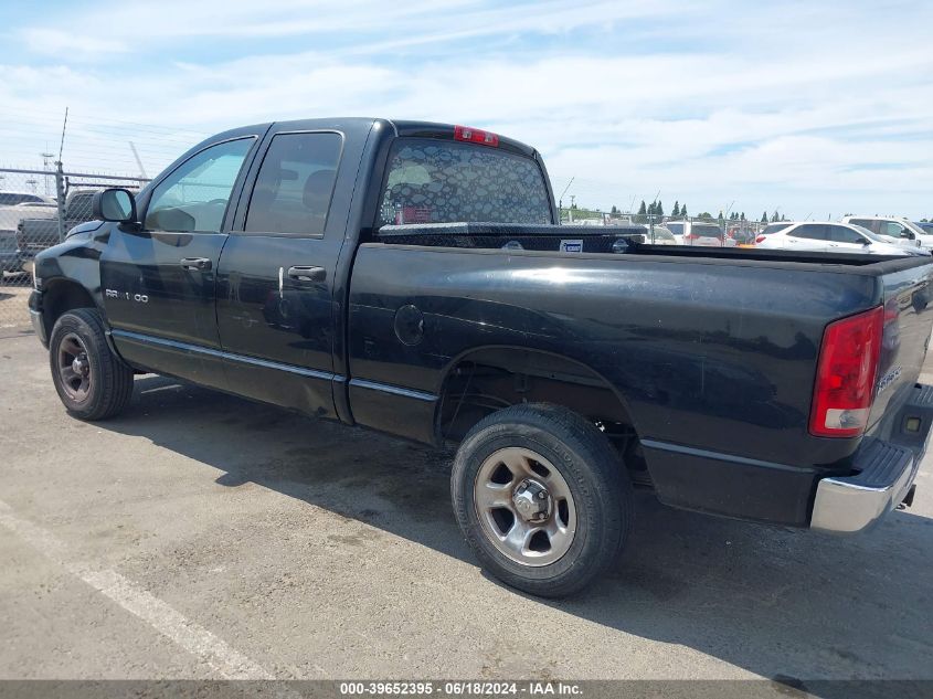 2004 Dodge Ram 1500 Slt/Laramie VIN: 1D7HU18D84S785968 Lot: 39652395