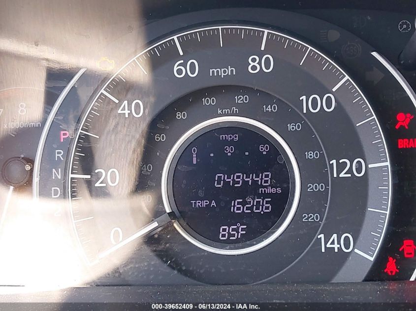 2014 Honda Cr-V Lx VIN: 5J6RM3H37EL015249 Lot: 39652409