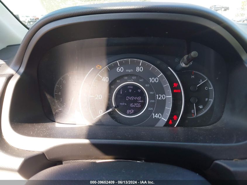 2014 Honda Cr-V Lx VIN: 5J6RM3H37EL015249 Lot: 39652409