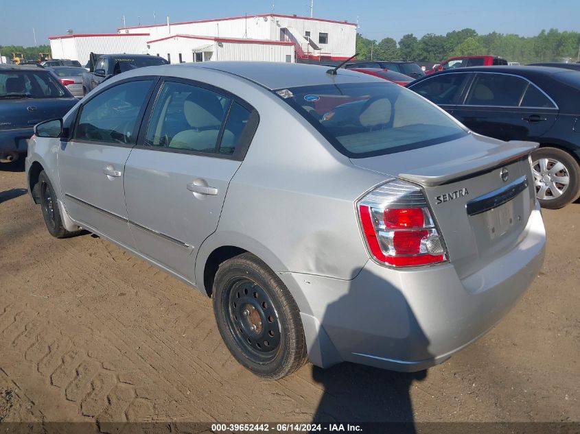 3N1AB6AP8CL758577 | 2012 NISSAN SENTRA