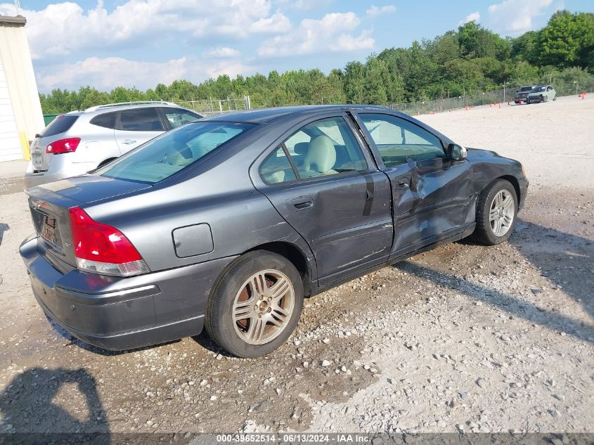 2007 Volvo S60 2.5T VIN: YV1RS592372603567 Lot: 39652514