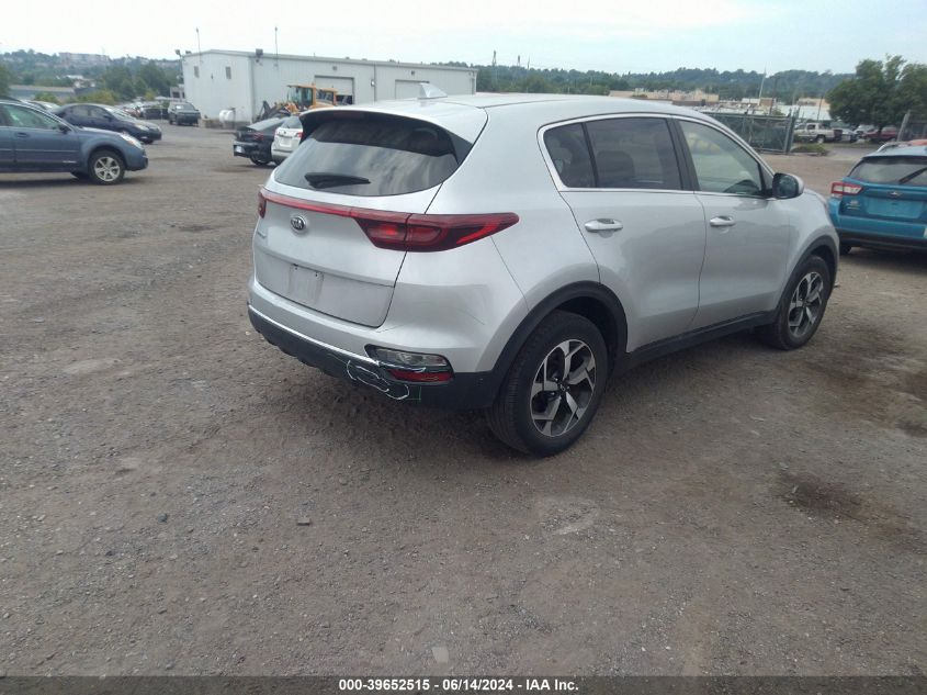VIN KNDPM3AC8N7993842 2022 KIA SPORTAGE LX